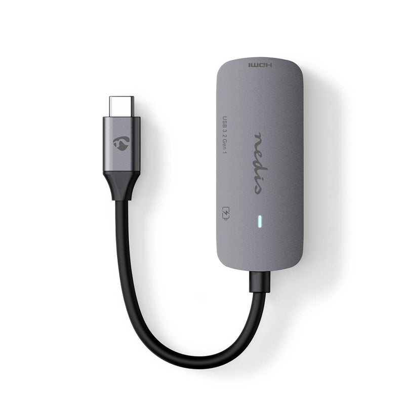 Nedis CCGB64230GY01 Usb Multi-port Adapter Usb 3.2 Gen 1 Usb-c&trade; Male Hdmi&trade; Output / Usb