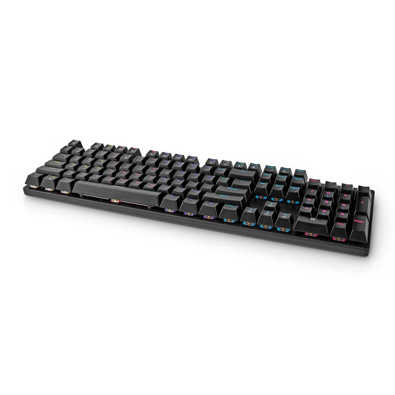 Nedis GKBDM110BKUS Bedraad Gaming Toetsenbord Usb Type-a Mechanische Toetsen Led Qwerty Us Internat