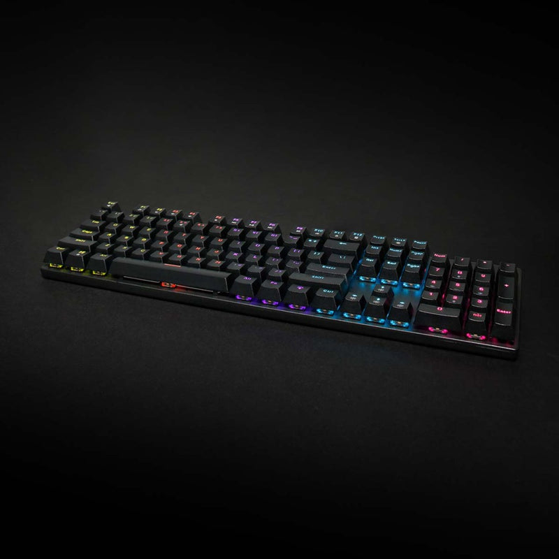 Nedis GKBDM110BKUS Bedraad Gaming Toetsenbord Usb Type-a Mechanische Toetsen Led Qwerty Us Internat