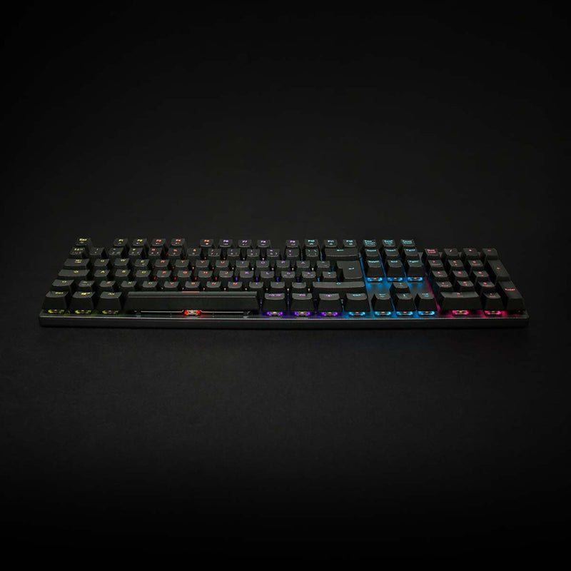 Nedis GKBDM110BKND Bedraad Gaming Toetsenbord Usb Type-a Mechanische Toetsen Led Qwerty Scandinavis