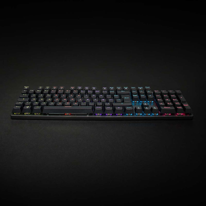 Nedis GKBDM110BKFR Bedraad Gaming Toetsenbord Usb Type-a Mechanische Toetsen Led Azerty Frans Usb G