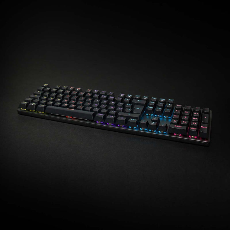 Nedis GKBDM110BKFR Bedraad Gaming Toetsenbord Usb Type-a Mechanische Toetsen Led Azerty Frans Usb G