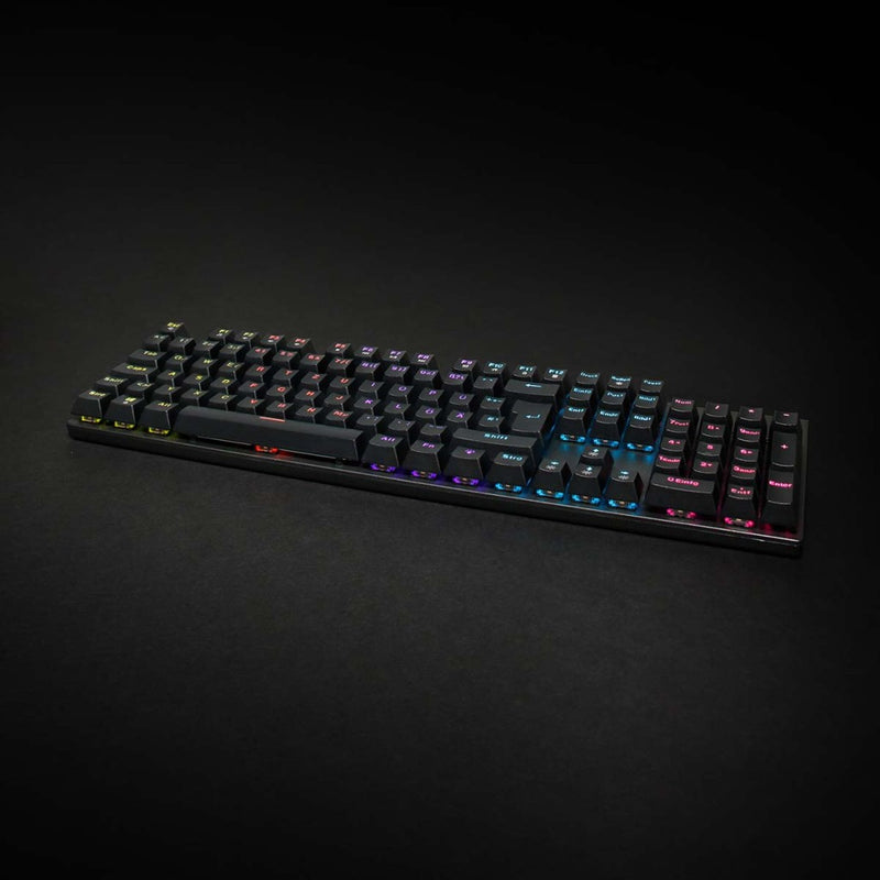 Nedis GKBDM110BKDE Bedraad Gaming Toetsenbord Usb Type-a Mechanische Toetsen Led Qwertz Duits Usb G
