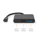 Nedis CCGB64770BK01 Usb Multi-port Adapter Usb 3.2 Gen 1 Usb-c&trade; Male Hdmi&trade; Output / Usb