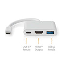 Nedis CCGB64770WT01 Usb Multi-port Adapter Usb 3.2 Gen 1 Usb-c&trade; Male Hdmi&trade; Output / Usb