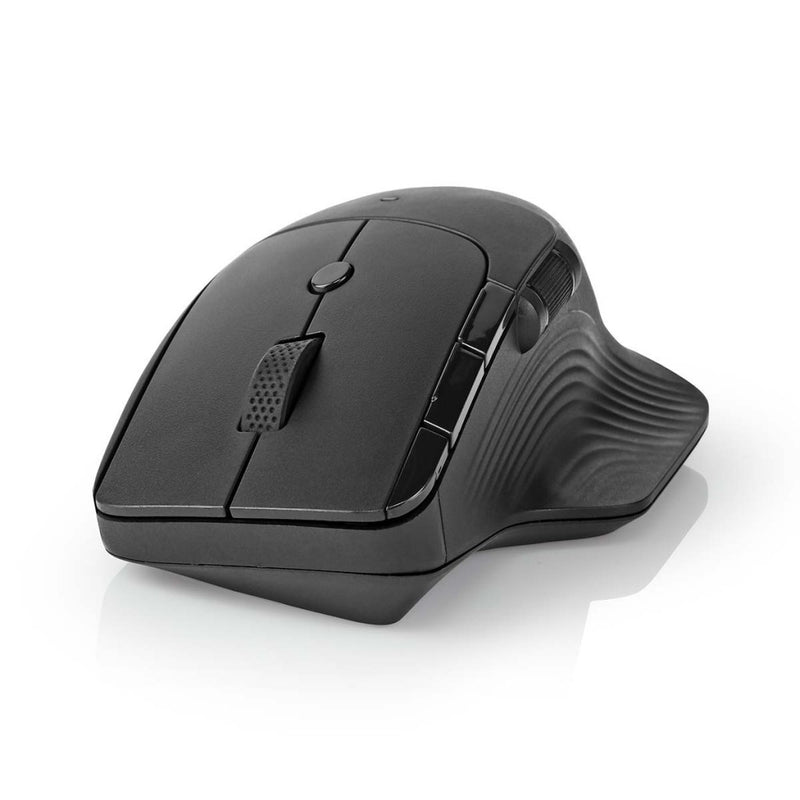 Nedis MSWS510BK Muis Draadloos 800 / 1200 / 1600 Dpi Instelbare Dpi Aantal Knoppen: 6 Rechtshandig