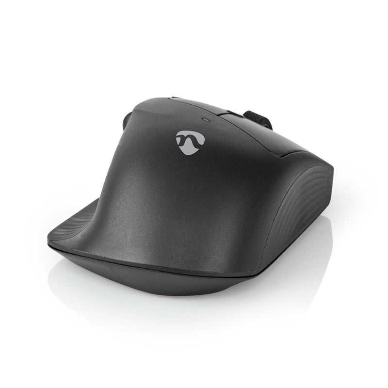 Nedis MSWS510BK Muis Draadloos 800 / 1200 / 1600 Dpi Instelbare Dpi Aantal Knoppen: 6 Rechtshandig