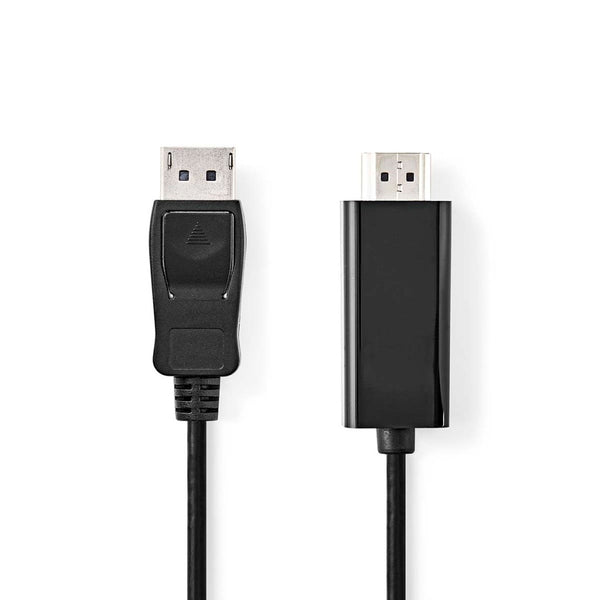 Nedis CCGB37100BK30 Displayport-kabel Displayport Male Hdmi&trade; Connector 4k@30hz Vernikkeld 3.0