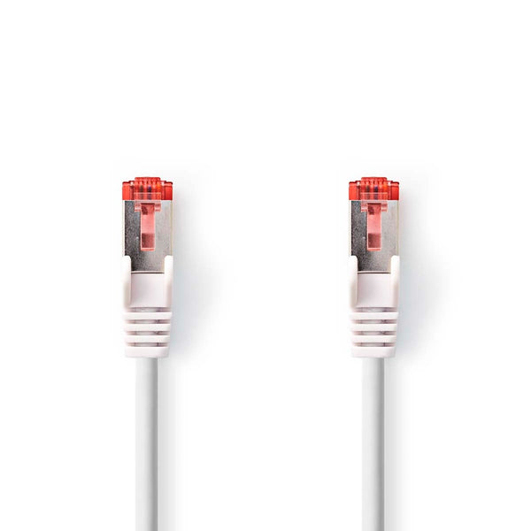 Nedis CCGB85330WT15 Cat6a-kabel S/ftp Rj45 Male Rj45 Male 1.50 M Rond Lszh Wit Doos