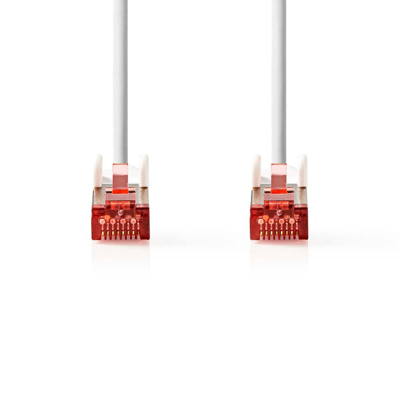 Nedis CCGB85330WT15 Cat6a-kabel S/ftp Rj45 Male Rj45 Male 1.50 M Rond Lszh Wit Doos