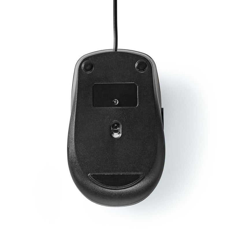 Nedis MSWD110BK Muis Bedraad 1200 / 1800 / 2400 / 3600 Dpi Instelbare Dpi Aantal Knoppen: 6 Rechtsh