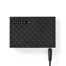 Nedis NSWH5P110BK Netwerk-switch Bekabelde Snelheid: Gigabit Aantal Ethernetpoorten: 5