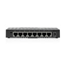 Nedis NSWH8P110BK Netwerk-switch Bekabelde Snelheid: Gigabit Aantal Ethernetpoorten: 8