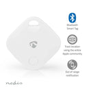 Nedis BTTAG10WT Keyfinder Batterij Gevoed 1x Cr2032 Incl. Batterijen Bluetooth&reg;-versie: 5.1 Bat