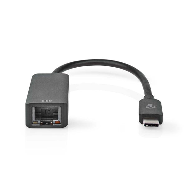 Nedis CCGB64960BK02 Usb-netwerkadapter Usb 3.2 Gen 1 2.5 Gbps Usb-c&trade; Male Rj45 Female 0.20 M