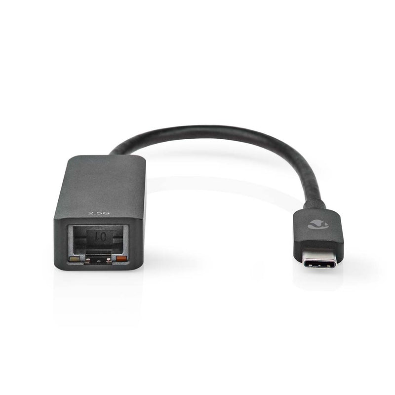 Nedis CCGB64960BK02 Usb-netwerkadapter Usb 3.2 Gen 1 2.5 Gbps Usb-c&trade; Male Rj45 Female 0.20 M