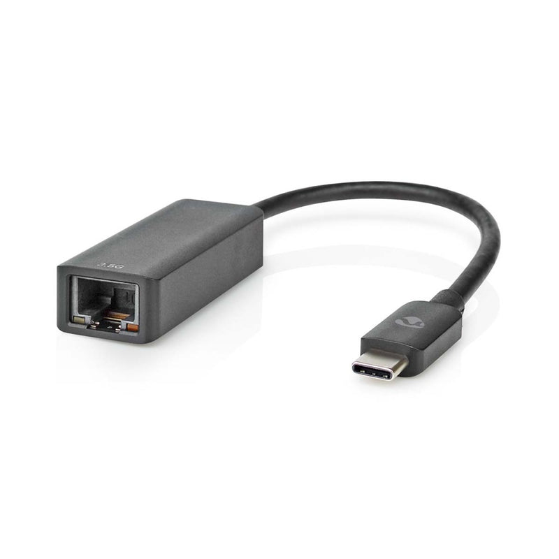 Nedis CCGB64960BK02 Usb-netwerkadapter Usb 3.2 Gen 1 2.5 Gbps Usb-c&trade; Male Rj45 Female 0.20 M