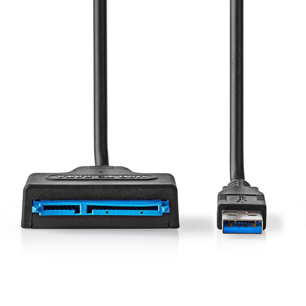 Nedis CCGB75100BK05 Hardeschijfadapter Usb 3.2 Gen1 2.5 &quot; Sata L, Ll, Lll Usb Gevoed