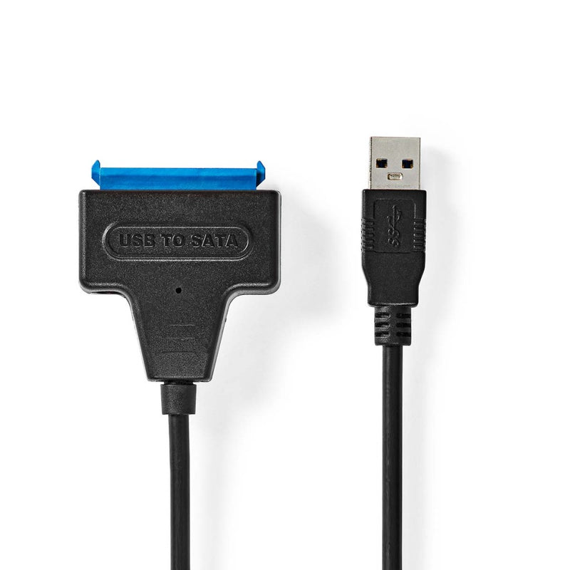 Nedis CCGB75100BK05 Hardeschijfadapter Usb 3.2 Gen1 2.5 &quot; Sata L, Ll, Lll Usb Gevoed