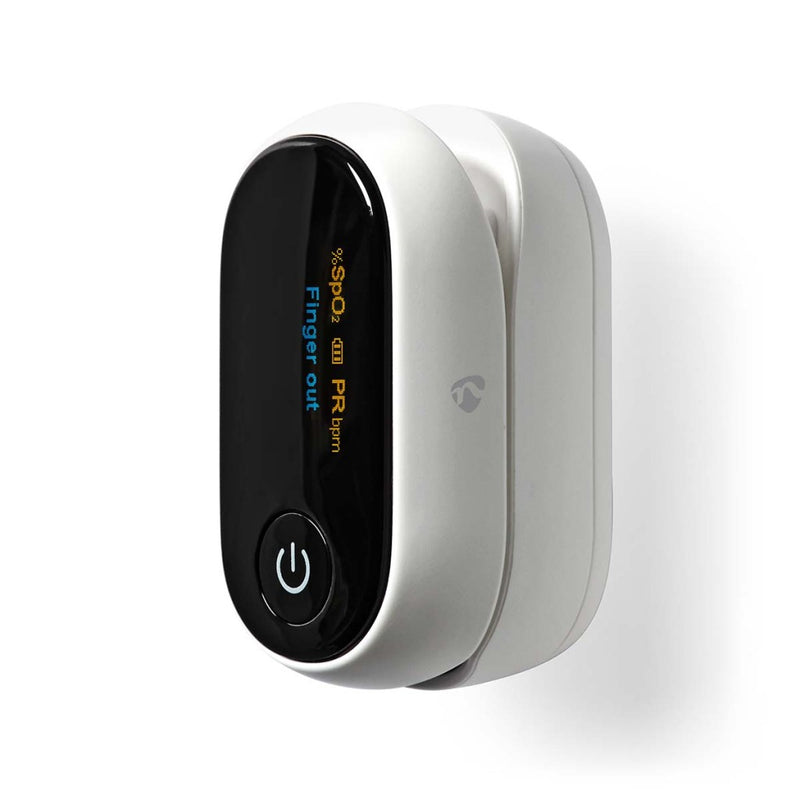 Nedis BTHOX10WT Smartlife Pulse Oximeter Bluetooth&reg; Oled-scherm Anti-bewegingsinterferentie / A