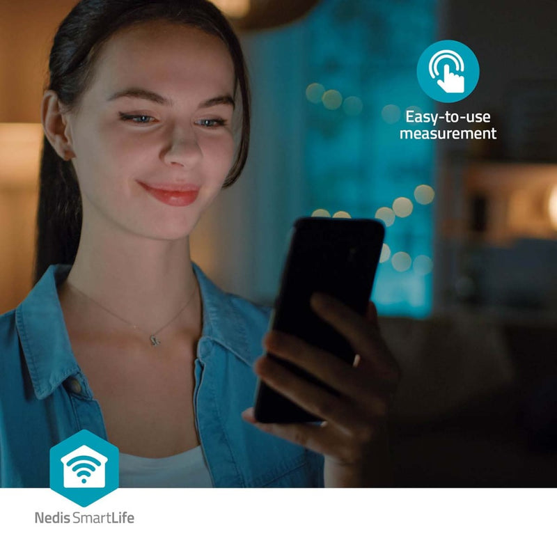 Nedis BTHOX10WT Smartlife Pulse Oximeter Bluetooth&reg; Oled-scherm Anti-bewegingsinterferentie / A