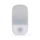 Nedis LNLW10WT Nachtlampje Met Stekker Bewegingssensor 0.55 W 11 Lm Warm Wit