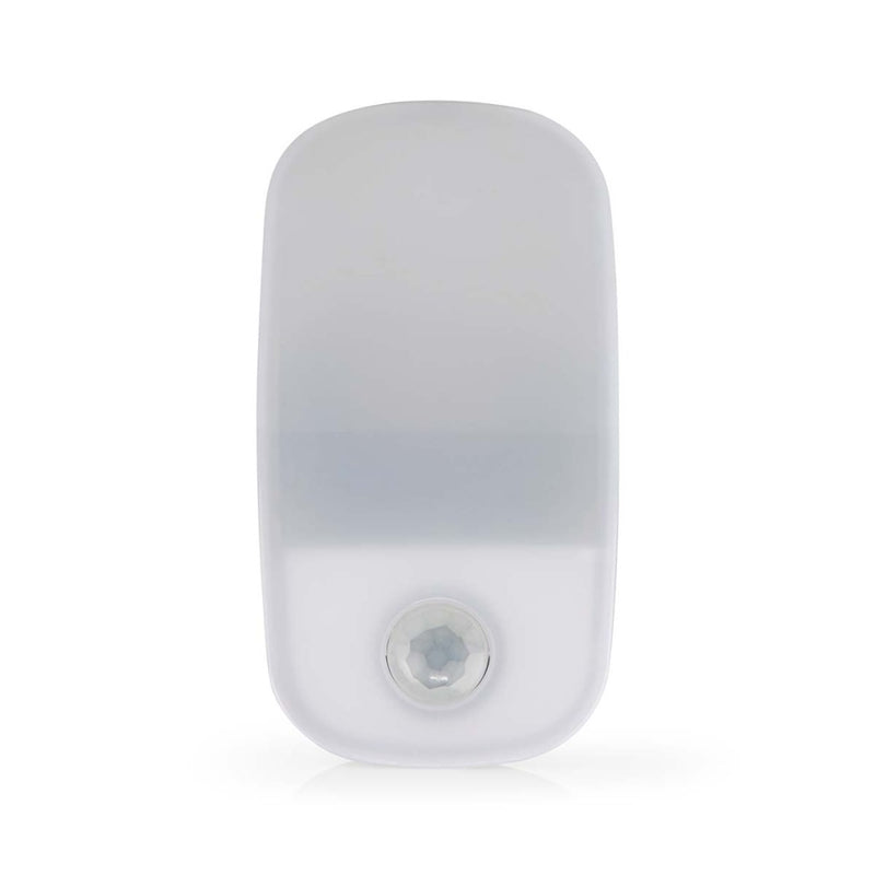 Nedis LNLW10WT Nachtlampje Met Stekker Bewegingssensor 0.55 W 11 Lm Warm Wit