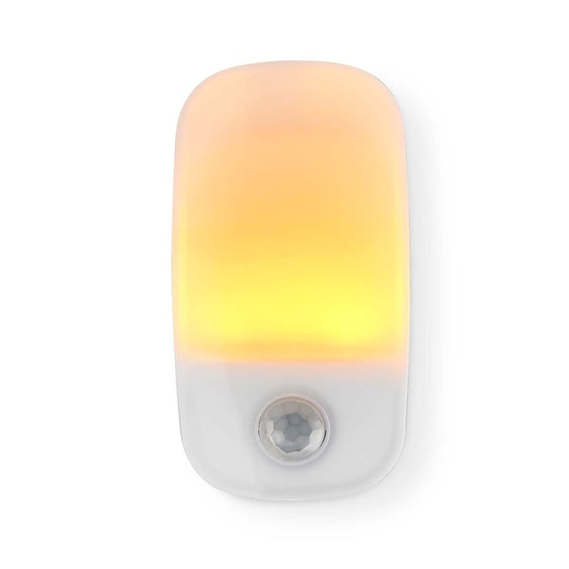 Nedis LNLW10WT Nachtlampje Met Stekker Bewegingssensor 0.55 W 11 Lm Warm Wit
