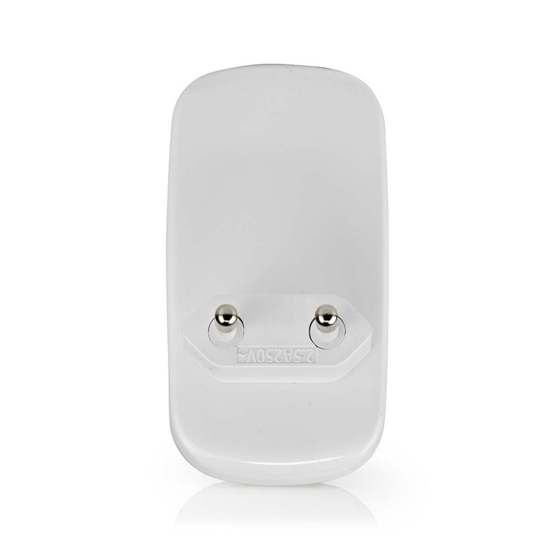 Nedis LNLW10WT Nachtlampje Met Stekker Bewegingssensor 0.55 W 11 Lm Warm Wit