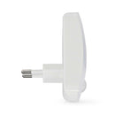Nedis LNLW10WT Nachtlampje Met Stekker Bewegingssensor 0.55 W 11 Lm Warm Wit
