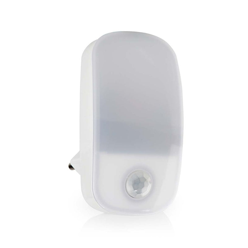 Nedis LNLW10WT Nachtlampje Met Stekker Bewegingssensor 0.55 W 11 Lm Warm Wit