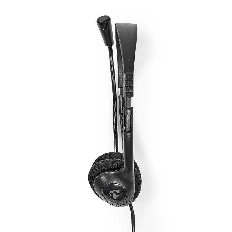Nedis CHSTU110BK Pc-headset On-ear Stereo Usb Type-a / Usb Type-c&trade; Inklapbare Microfoon Zwart