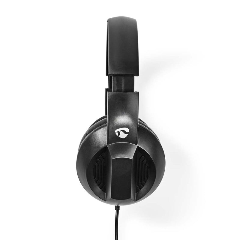 Nedis CHSTU210BK Pc-headset Over-ear Stereo Usb Type-a / Usb Type-c&trade; Inklapbare Microfoon Zwa