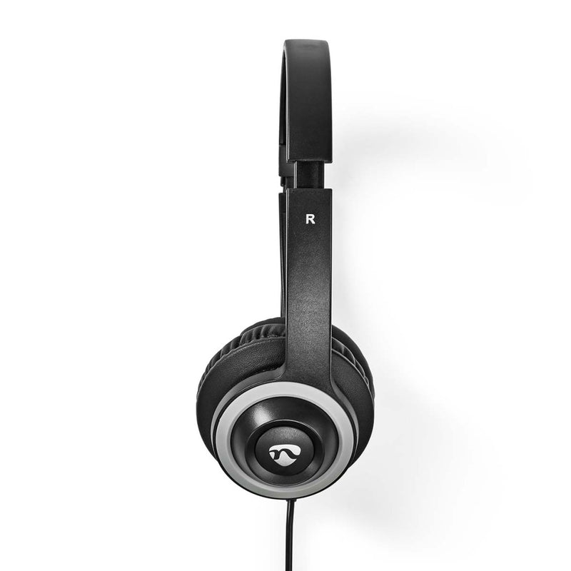 Nedis CHSTU310BK Pc-headset On-ear Stereo Usb Type-a / Usb Type-c&trade; Inklapbare Microfoon Zwart