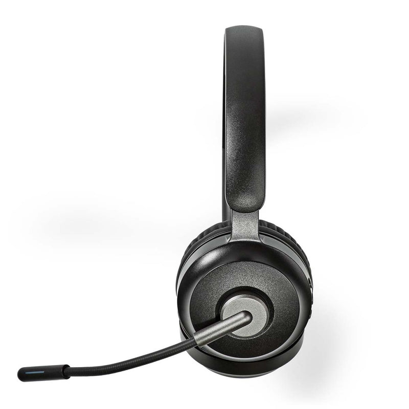 Nedis CHSTB310BK Pc-headset On-ear Stereo Bluetooth Inklapbare Microfoon Zwart