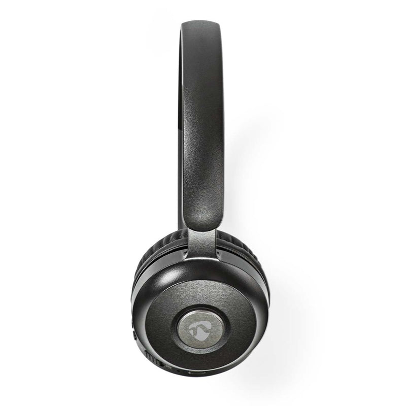 Nedis CHSTB310BK Pc-headset On-ear Stereo Bluetooth Inklapbare Microfoon Zwart