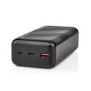 Nedis UPBKPD30000BK Powerbank 30000 Mah 1.5 / 2.0 / 3.0 A Outputs: 2 Output: 1x Usb-a / 1x Usb-c&tr