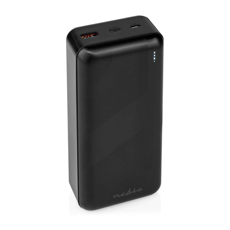 Nedis UPBKPD30000BK Powerbank 30000 Mah 1.5 / 2.0 / 3.0 A Outputs: 2 Output: 1x Usb-a / 1x Usb-c&tr