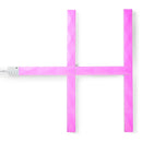 Nedis WIFILW06RGB Smartlife Decoratieve Led Wand Bar Wi-fi Rgbic / Warm Wit Android&trade; / Ios