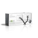 Nedis MMDOSGS110BK Monitorbeugel Voor Bureaus Gasveer 2 Scherm(en) 15 - 32 &quot; 75x75 / 100x100 D