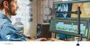 Nedis MMSIS110BK Monitorbeugel Voor Bureaus 1 Scherm(en) 15 - 32 &quot; 75x75 / 100x100 Draai- En K