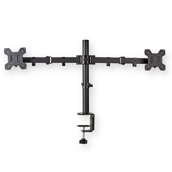 Nedis MMDOS110BK Monitorbeugel Voor Bureaus 2 Scherm(en) 15 - 32 &quot; 75x75 / 100x100 Draai- En K