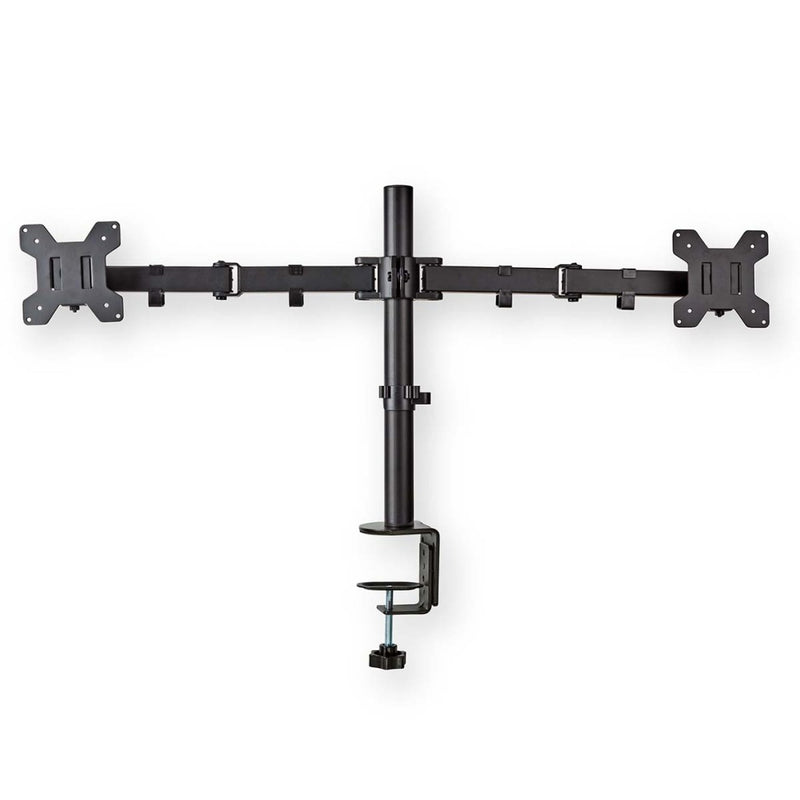 Nedis MMDOS110BK Monitorbeugel Voor Bureaus 2 Scherm(en) 15 - 32 &quot; 75x75 / 100x100 Draai- En K