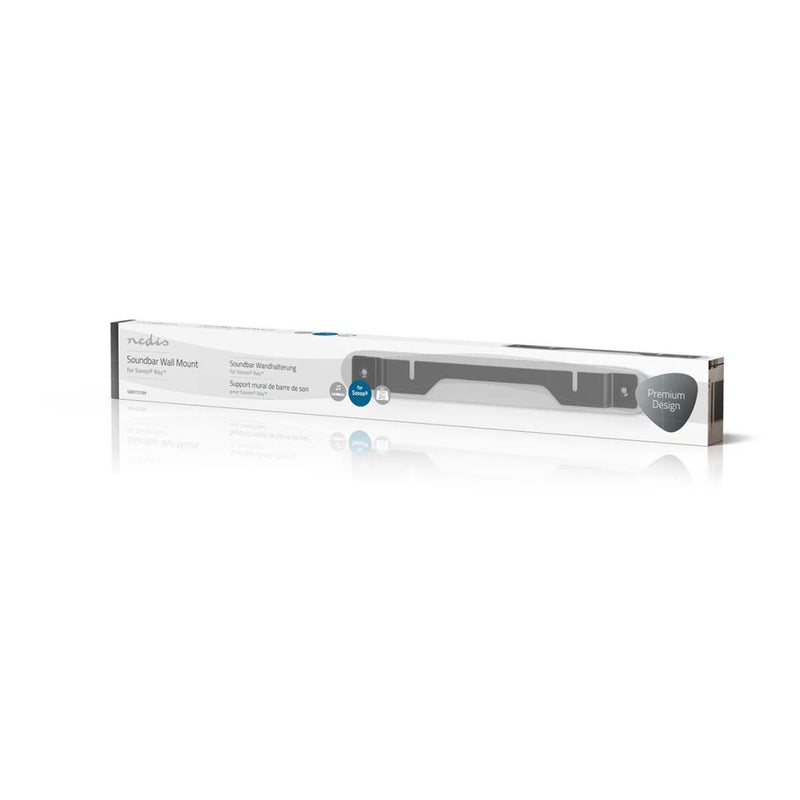 Nedis SBMT57BK Soundbar Beugel Geschikt Voor: Sonos&reg; Ray&trade; Wand 2 Kg Vast Abs / Staal Zwar