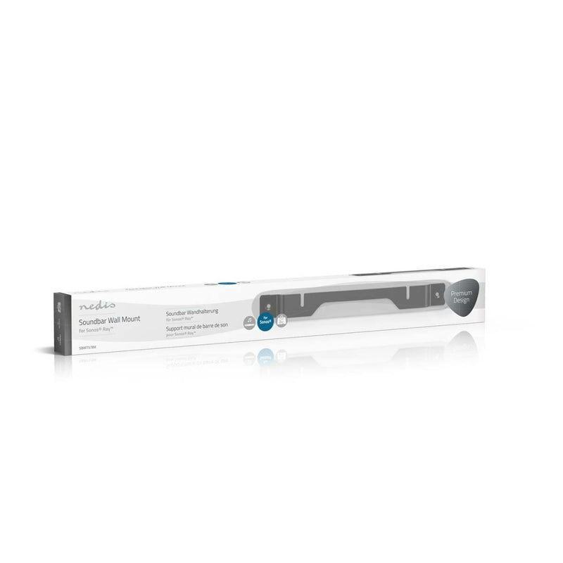 Nedis SBMT57BK Soundbar Beugel Geschikt Voor: Sonos&reg; Ray&trade; Wand 2 Kg Vast Abs / Staal Zwar