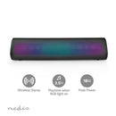 Nedis SPBT2006BK Bluetooth&reg;-speaker Maximale Batterijduur: 6 Uur Tafelmodel 18 W Stereo Ingebou