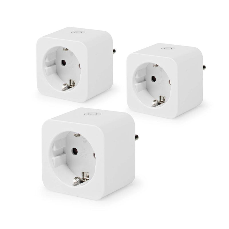 Nedis WIFIP121FWT3 Smartlife Smart Stekker Wi-fi Energiemeter 3680 W Type F (cee 7/7) 0 - 55 &deg;c