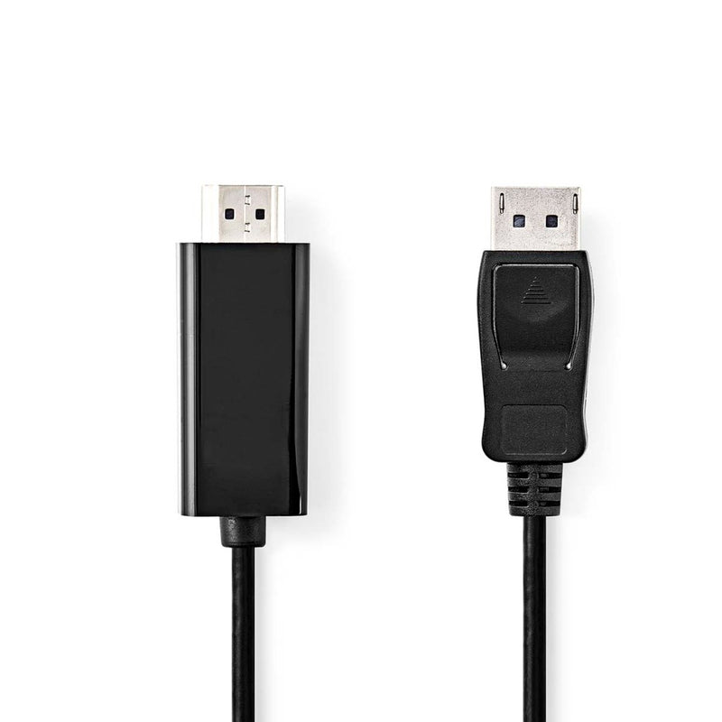 Nedis CCGL37100BK20 Displayport-kabel Displayport Male Hdmi&trade; Connector 1080p Vernikkeld 2.00