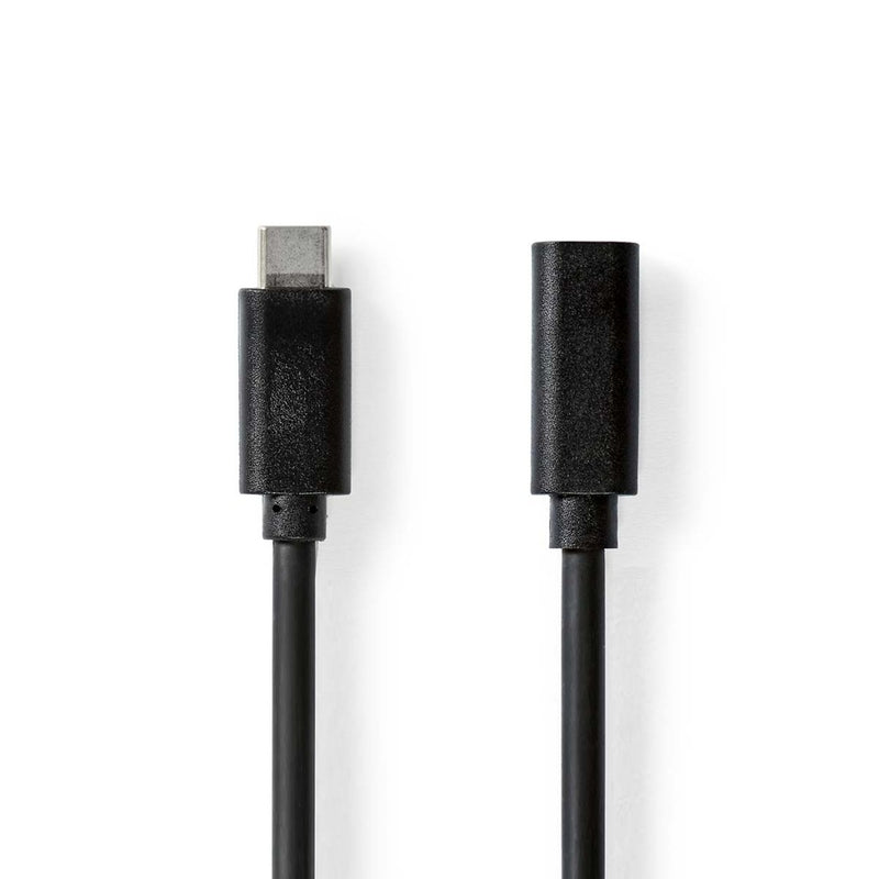 Nedis CCGL64010BK20 Usb-kabel Usb 3.2 Gen 1 Usb-c&trade; Male Usb-c&trade; Female 60 W 4k@60hz 5 Gb
