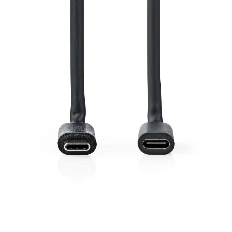 Nedis CCGL64010BK20 Usb-kabel Usb 3.2 Gen 1 Usb-c&trade; Male Usb-c&trade; Female 60 W 4k@60hz 5 Gb